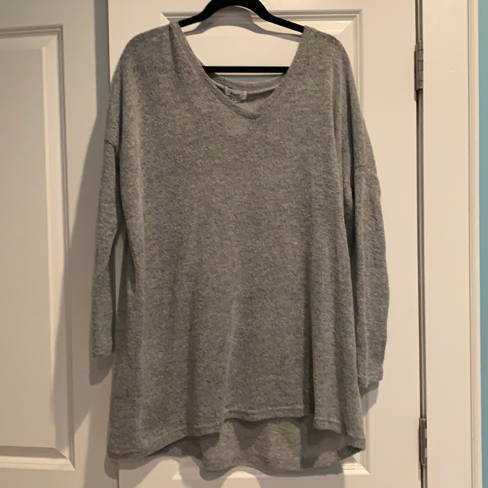 Grey oversized sweater
